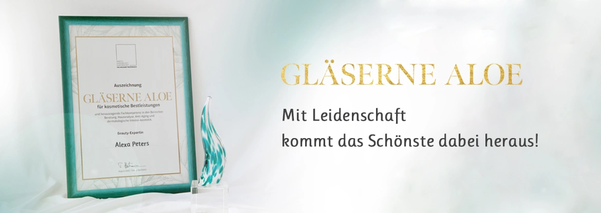 GLÄSERNE ALOE geht an Alexa Peters, Weiswampach